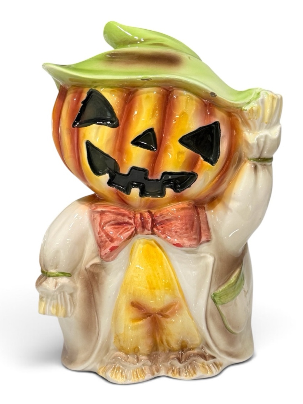 Mid Century Relpo Jack-o'-Lantern Planter